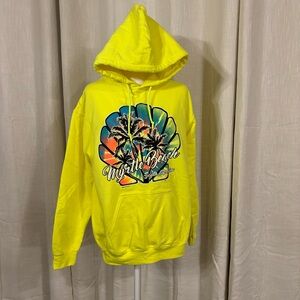Yellow Myrtle Beach Graphic Hoodie